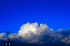 仕事を休んだ日の空