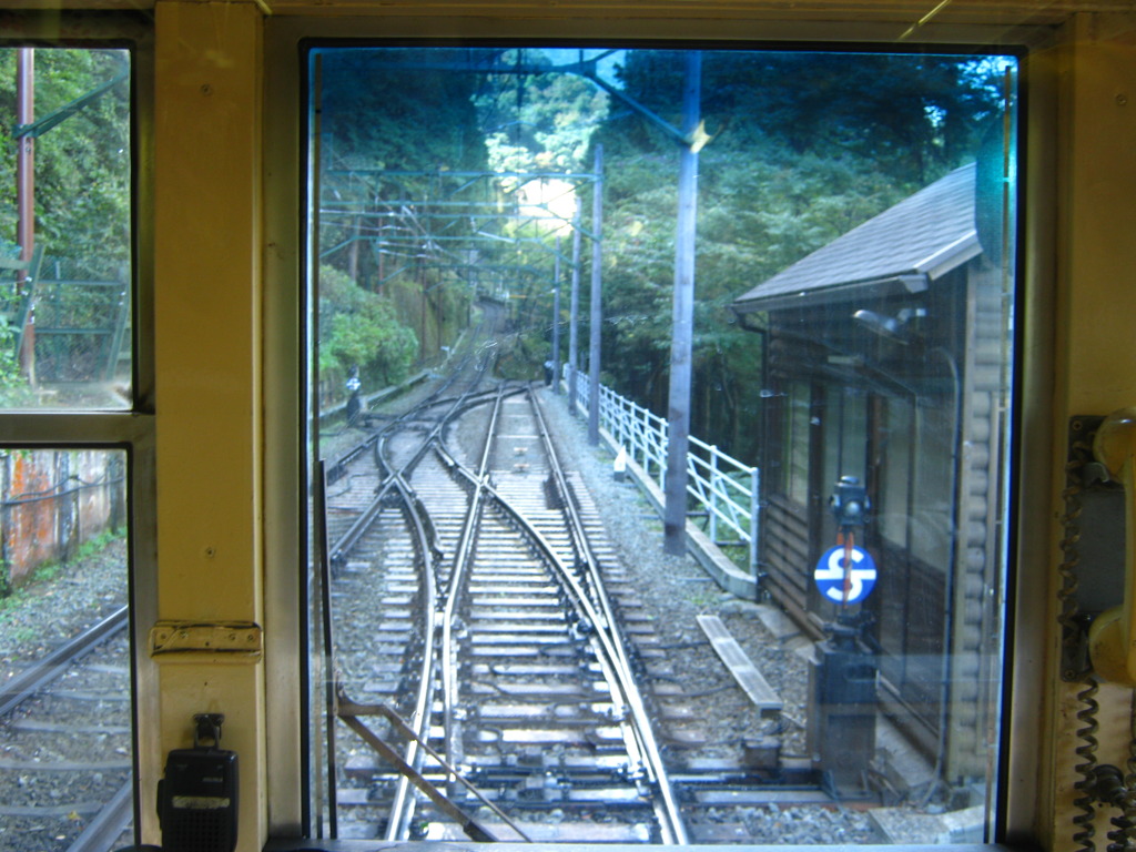 登山鉄道の車窓から。。。