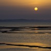 サロマ湖の夕日