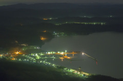 サロマ湖の夜景