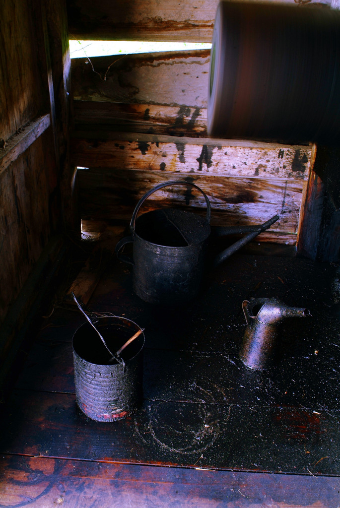 水車小屋の道具
