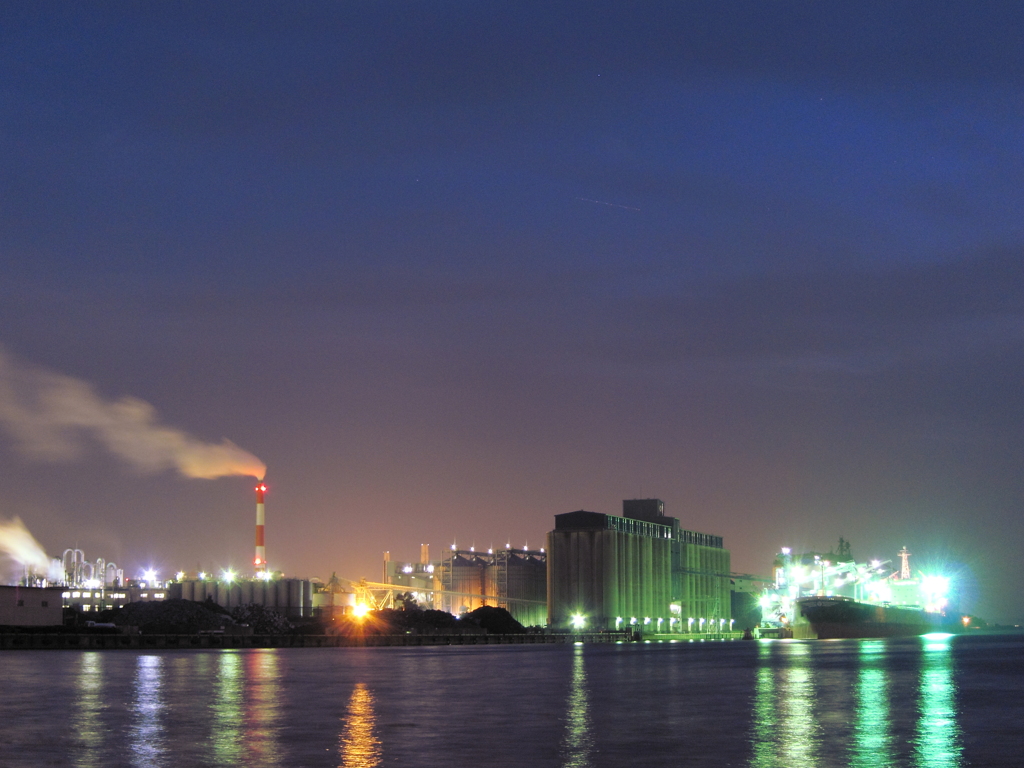 工場夜景