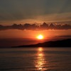 沈み行く夕日
