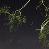 流れる星空（美笛キャンプ場にて）