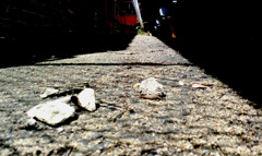 影がつくる、なが～いアプローチ