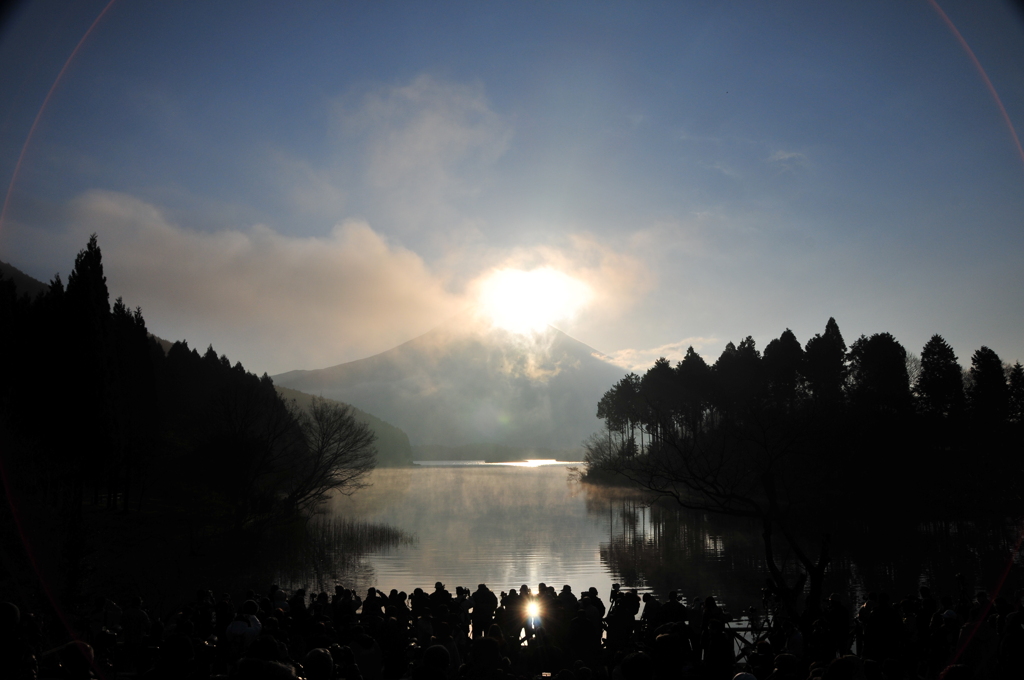 田貫湖の富士