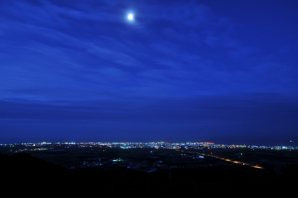 島の夜景