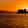 宍道湖の夕日