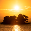宍道湖の夕日