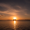 宍道湖の夕日