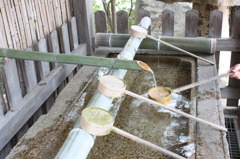 近所の神社で