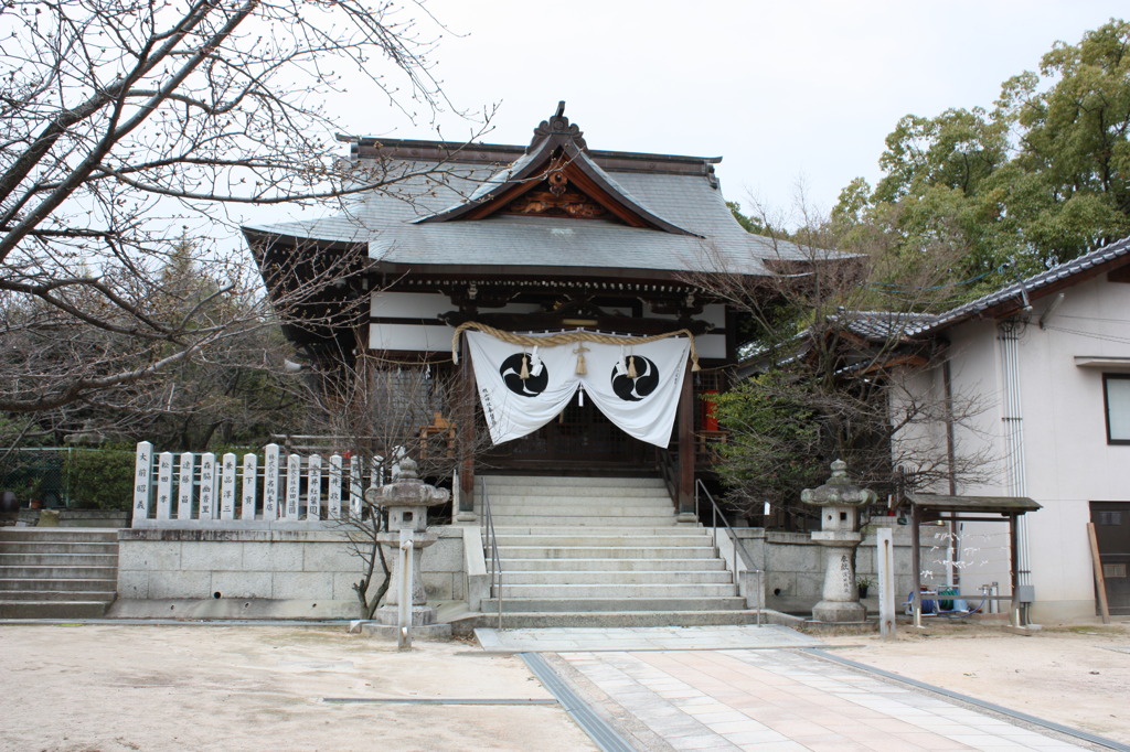 近所の神社で２