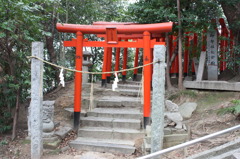 近所の神社で