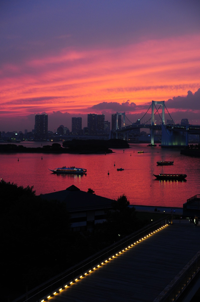 偽海の夕