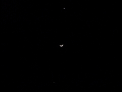 お月さまと星たち