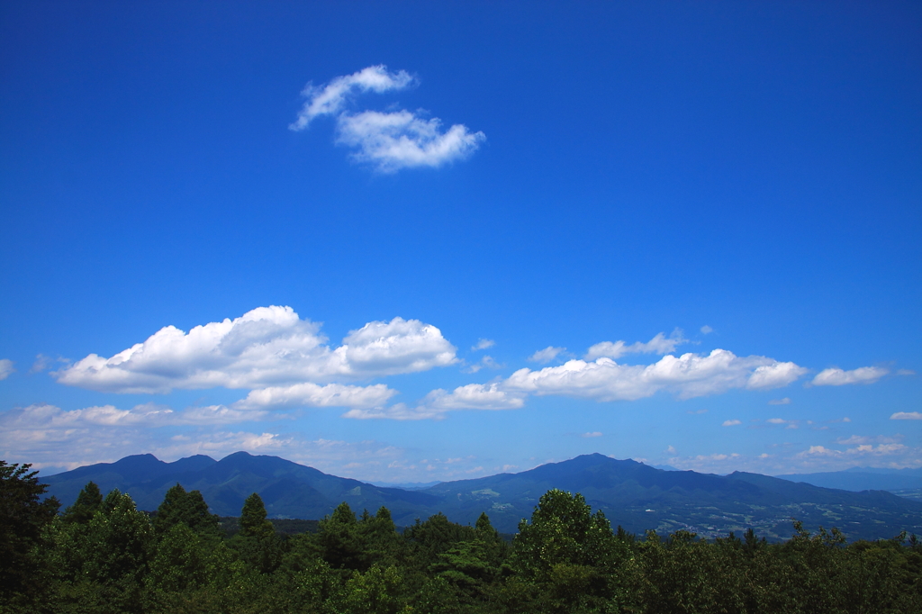 青い空