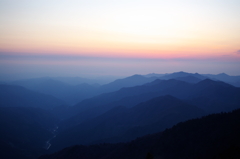 剣山の朝