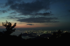夜景　絵下山　