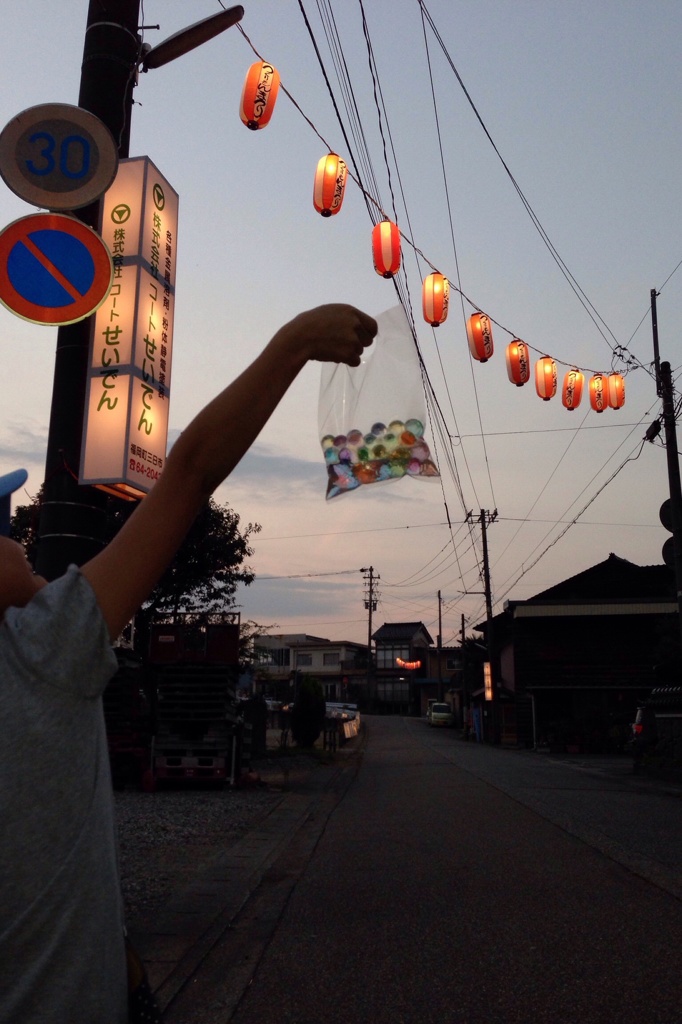 祭りの帰り道
