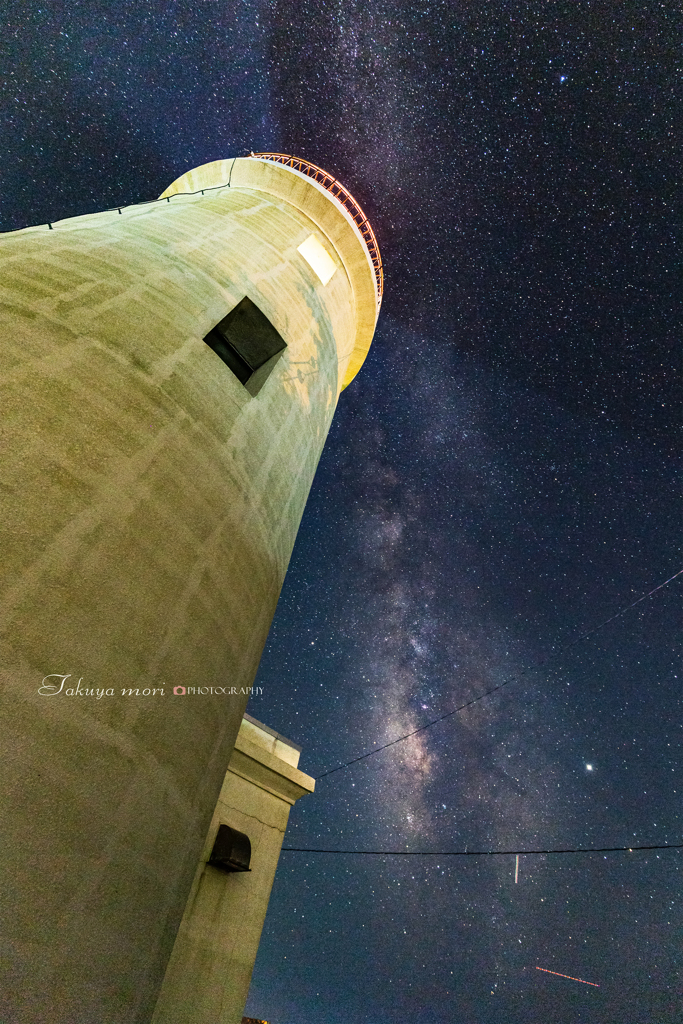 星空を