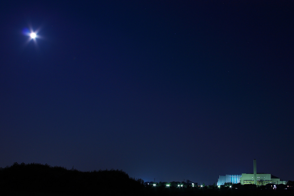 月明かりの夜