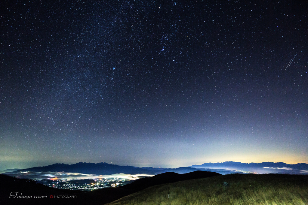 霧ヶ峰の夜