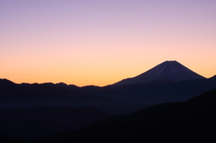 上高下からの富士山