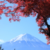 富士山と紅葉