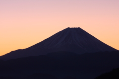 上高下からの富士山