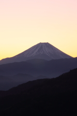 上高下からの富士山