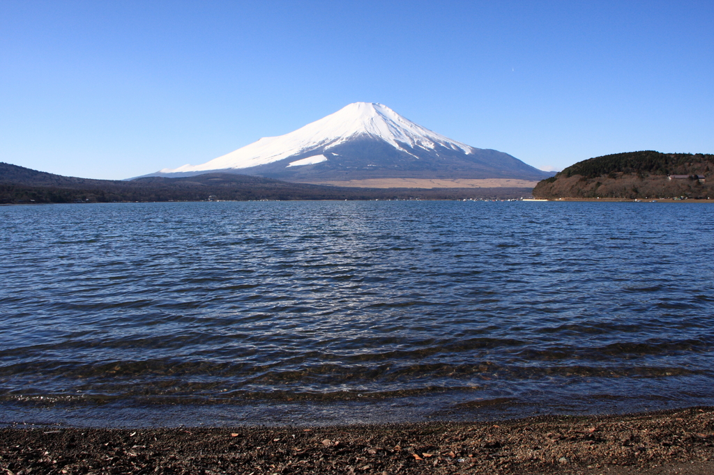 山中湖からの富士山