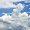 空を眺めると。2
