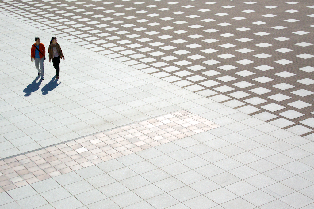 walk down...