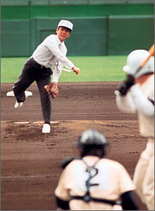 甲子園で始球式