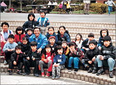 子供たちの体験学習に参加