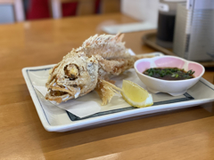 カサゴの唐揚げ