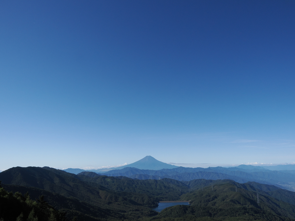 大菩薩嶺からの富士山