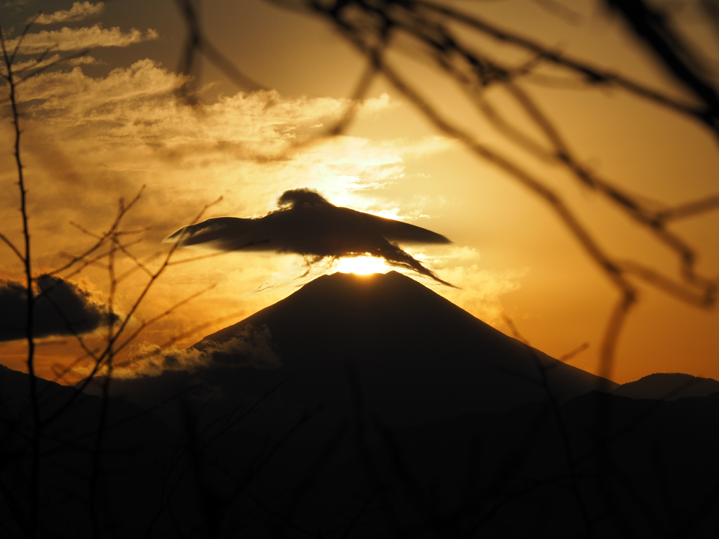 ダイヤモンド富士山