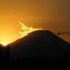 夕焼け富士山①