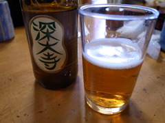 深大寺ビール。にがウマかった☆