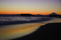 湘南の夕暮れ