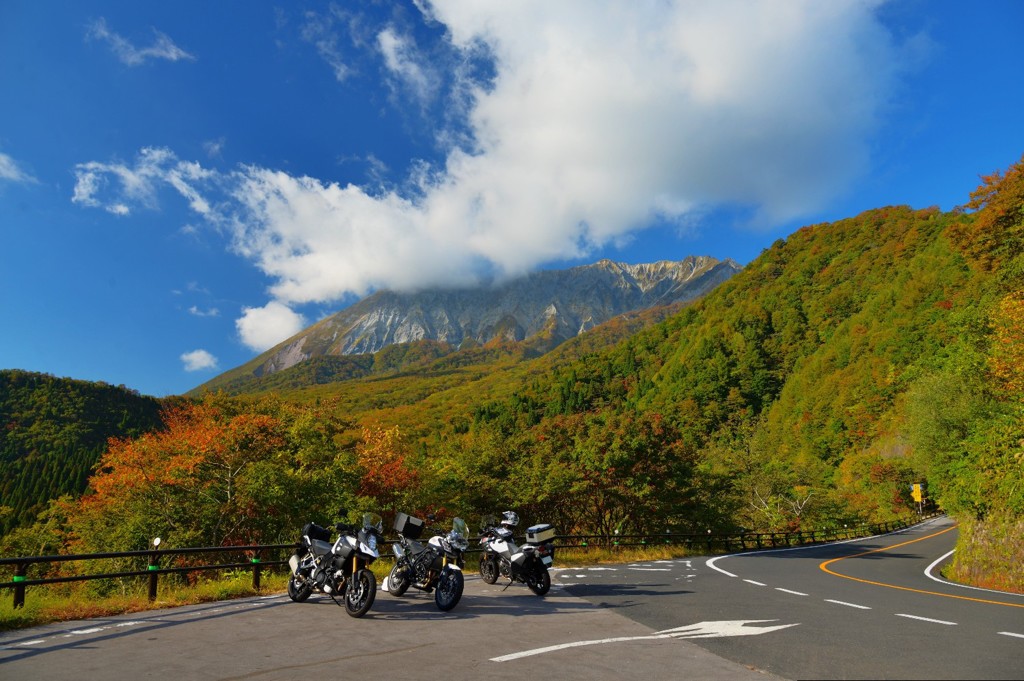 紅葉の大山