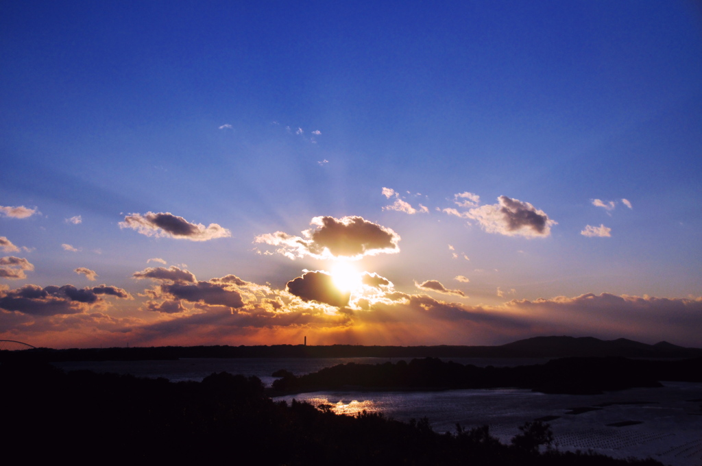 2009年最後の夕日