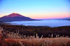 富士と雲海