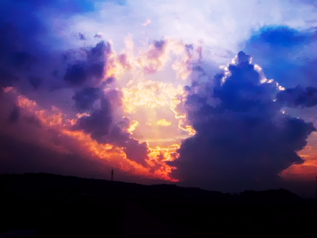夕焼け空