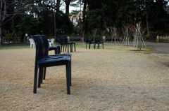 庭園の椅子