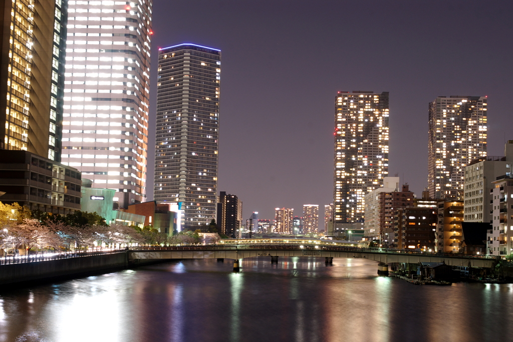 Night view In Tsukishima [月島の夜景]