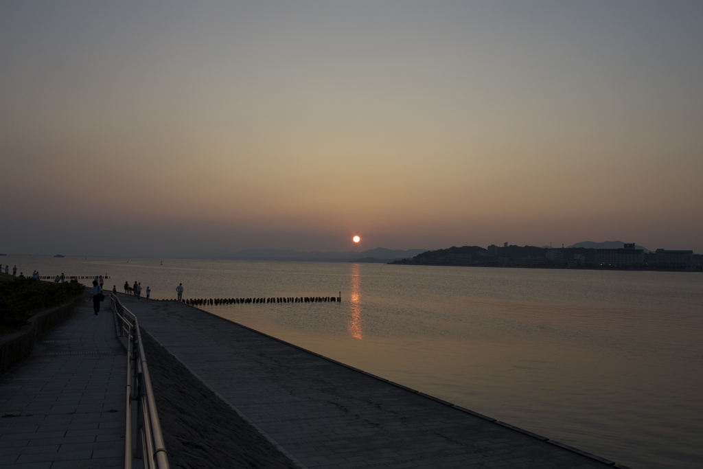 宍道湖の夕日