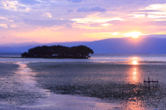 琵琶湖夕景 