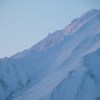 日の出直前の利尻山